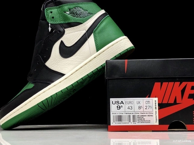 Sail-Black Pine High OG 1 NRG Jordan Air 555088-302 Green 0924